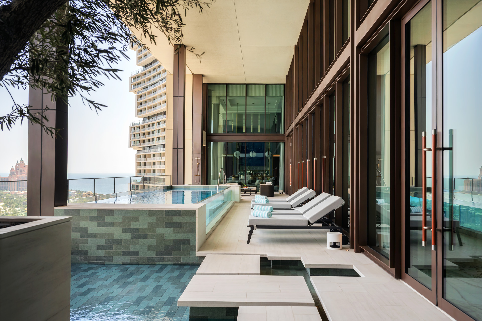 The swimming pool at The Royal Mansion